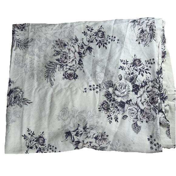 Royal Traditions 78 X 88 Inches cotton Floral Flat Sheet